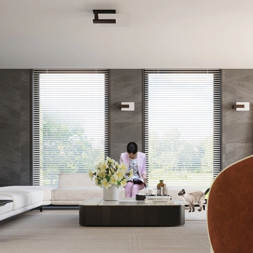 Kinkiet ścienny drewniany LAPPO wenge nowoczesny skandynawski do salonu i sypialni