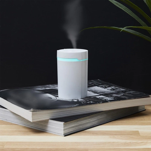 Dyfuzor zapachowy LED Broby Intesi biały USB nowoczesny do domu i biura 260 ml