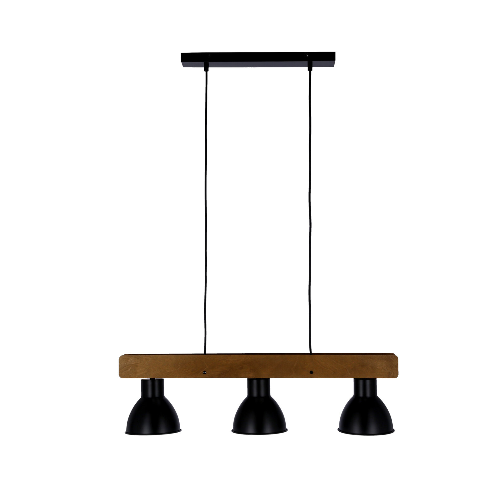 Lampa wisząca Vario 3x60W E27 czarny