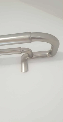 Karnisz podwójny Twilight Umbra srebrny regulowany 76-213 cm do zasłon zaciemniających 