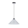 Lampa wisząca Avola chromowy 26 1x60W  E27 klosz biały