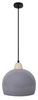 Lampa wisząca Monroe 1x60W E27 szary