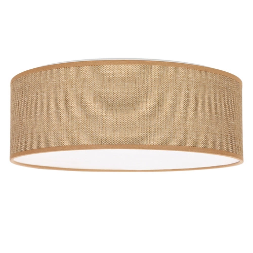 Plafon okrągły SFONDO 3 38 cm naturalny nowoczesny do salonu, sypialni lub kuchni