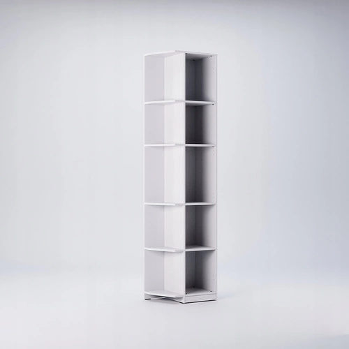 Dostawka boczna lewa do szafy Flory biały połysk