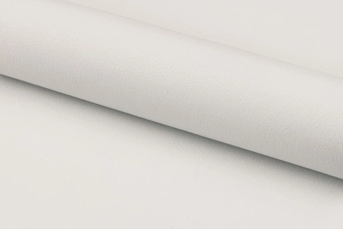 Hoker Oslo biały z oparciem, skandynawski drewniany hoker do kuchni i wyspy 77 cm Actona