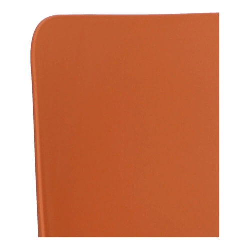 Krzesło ogrodowe z tworzywa sztaplowane Ginevra SCAB Design pomarańczowe nowoczesne do ogrodu