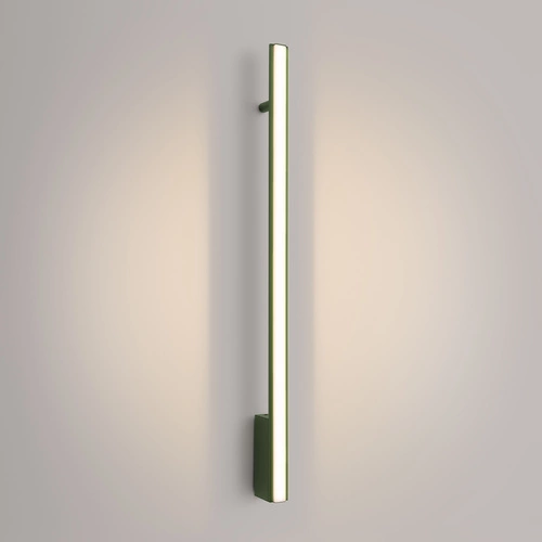 Kinkiet ścienny LED LAGOM 90 zielony oliwkowy nowoczesny do sypialni salonu lub kuchni Thoro