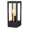 Lampa ogrodowa stojąca Cissus lampa  ogrodowa stojąca 12x24cm czarny 1x60W E27 IP54