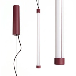Lampa wisząca TRANG 50 LED burgund nowoczesna nad wyspę