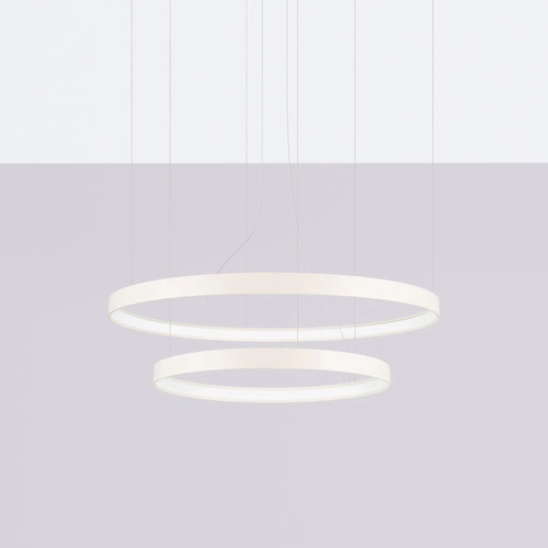 Żyrandol LED RIO 2 nowoczesny beżowy 78 cm do salonu i jadalni z regulacją