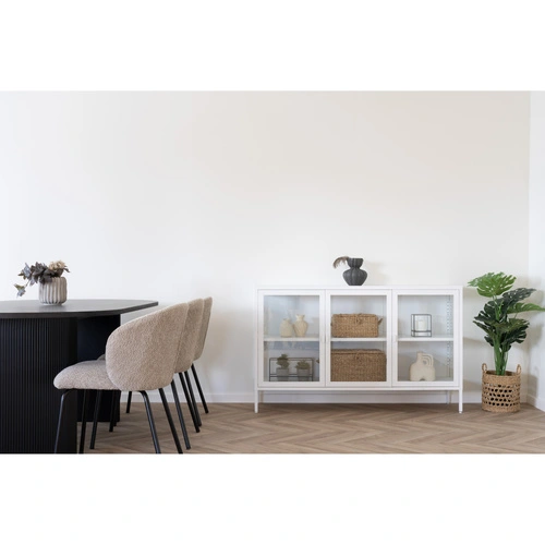 House Nordic wazon ceramiczny czarny sakwa 19,4 cm dekoracyjny do salonu