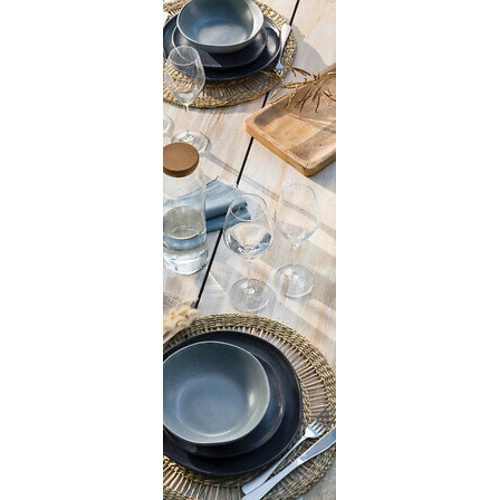 5five simply smart zestaw sztućców obiadowych 24 elementy srebrne matowe na 6 osób do zmywarki