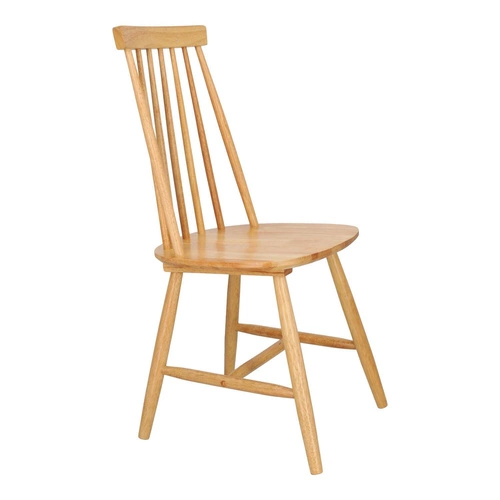 Krzesło drewniane Wopy naturalne do jadalni i kuchni styl retro vintage patyczak Intesi