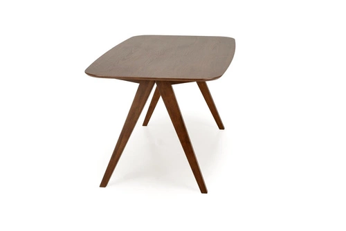 Stół do jadalni Fido 160 cm orzechowy nowoczesny prostokątny, drewniany, łatwe czyszczenie Intesi