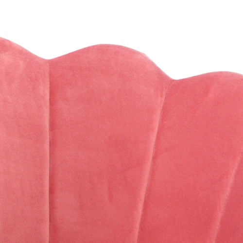 Krzesło muszelka Fiona VIC różowy jasny