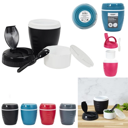 Lunchbox Travel okrągły czarny