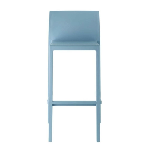 Hoker Kate niebieski nowoczesny 65 cm z oparciem do kuchni i ogrodu SCAB Design