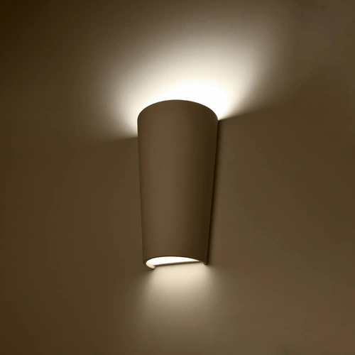 Kinkiet ścienny LANA biały ceramiczny nowoczesny do sypialni i salonu Sollux Lighting