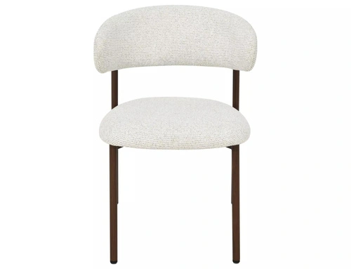 Krzesło Pasco beżowe krzesło tapicerowane do jadalni i salonu