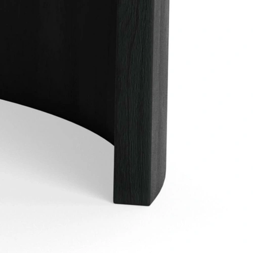 Stolik kawowy Zafra szary marmur/czarny