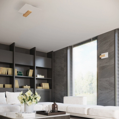 Kinkiet ścienny LAPPO drewniany skandynawski naturalny do salonu i sypialni SOLLUX LIGHTING