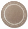 Dywan okrągły do salonu Redbrook Hazelnut 150 cm wełniany nowoczesny łatwy w czyszczeniu Laura Ashley