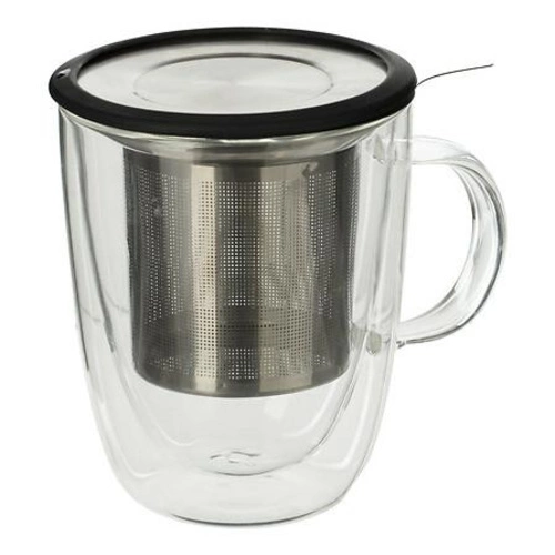 Kubek Cléa 300 ml z zaparzaczem i podwójnymi ściankami do herbaty 5five simply smart