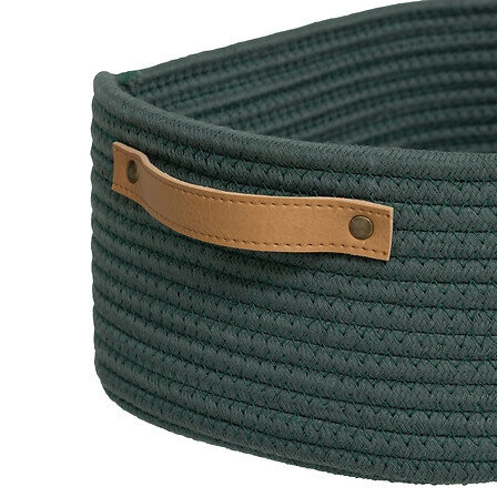 Zestaw 3 koszyków Ficus zielone