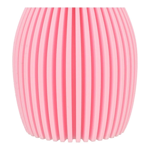 Figurka wielkanocna Królik duży różowy Intesi 17 cm glamour dekoracja na stół lub komodę