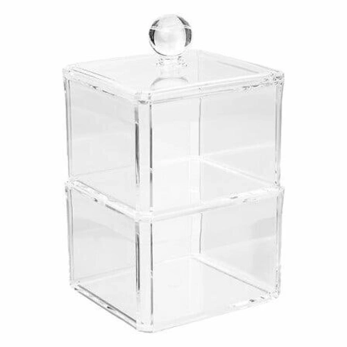 Zestaw 2 pojemników Selena transparentny
