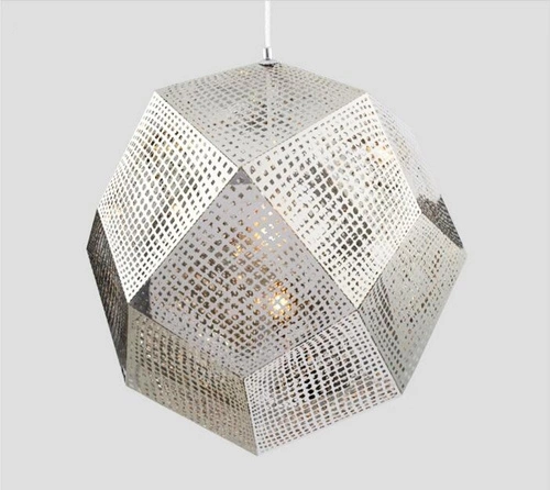 Lampa wisząca FUTURI STAR srebrna 48 cm