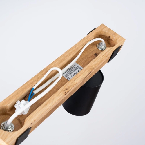 Plafon sufitowy FAGER 2 czarny skandynawski regulowany do salonu i sypialni LED GU10