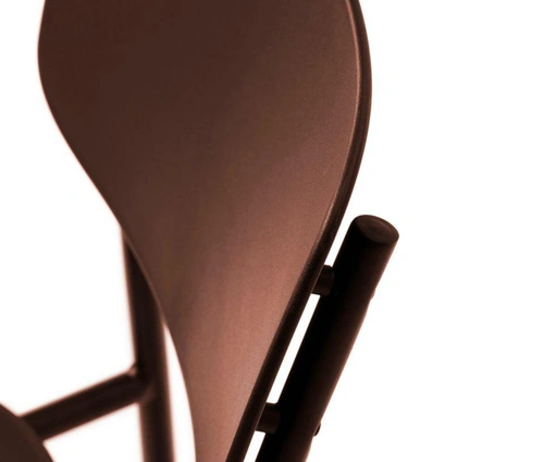 Krzesło Kirkland do jadalni i kuchni nowoczesne terracotta
