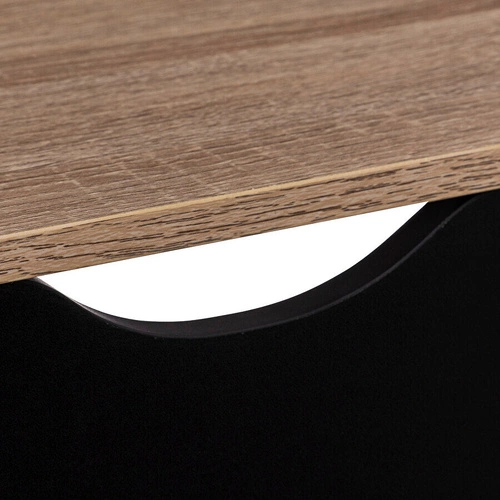 Szafka na buty Tiro 5five simply smart czarna loftowa z 3 szufladami do przedpokoju wysoka