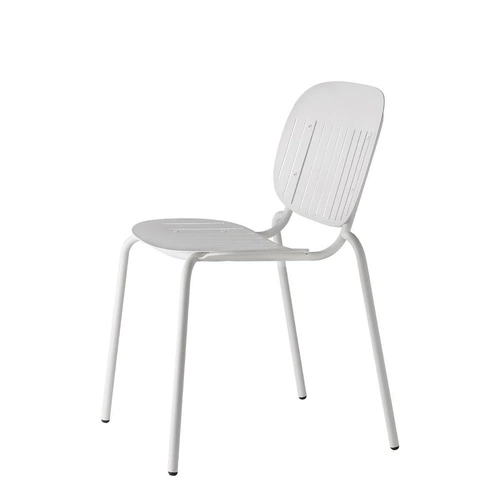 Krzesło metalowe ogrodowe białe SI-SI SCAB Design nowoczesne do ogrodu i na taras