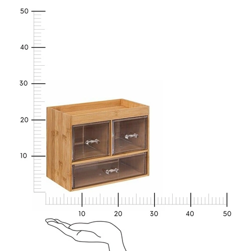 Organizer Selena Bambou z 3 przegrodami