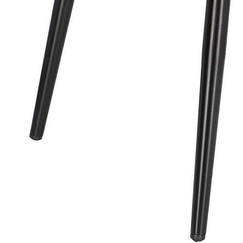 Krzesło do jadalni Emilia tapicerowane welur dusty rose z podłokietnikami glamour Actona