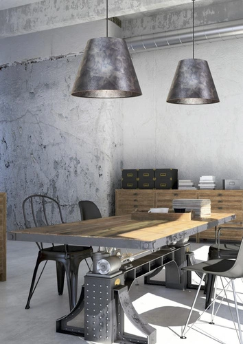 Lampa wisząca Platino 2 35 cm 1x60W E27  złoty