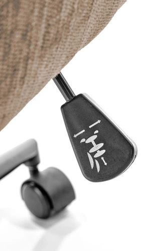 Fotel biurowy ergonomiczny Resof beżowy obrotowy z regulacją wysokości do pracy Intesi