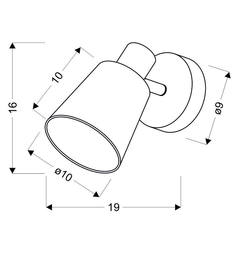 Kinkiet ścienny Pin nowoczesny biały z tkaninowym abażurem do sypialni i salonu chrom