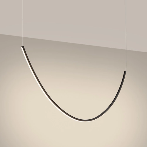 Nowoczesny żyrandol LED ALVAR 1 czarny do salonu i jadalni nad stół Thoro