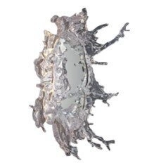 Nowoczesny transparentny kinkiet LED AQUA S 45 cm do łazienki i sypialni Step into Design