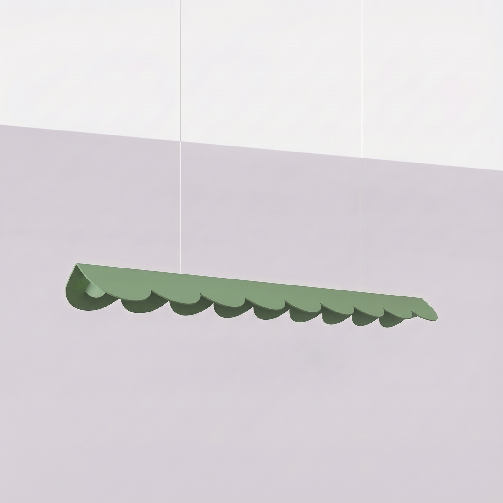 Lampa wisząca BISCUIT LED szałwiowa regulowana nad wyspę