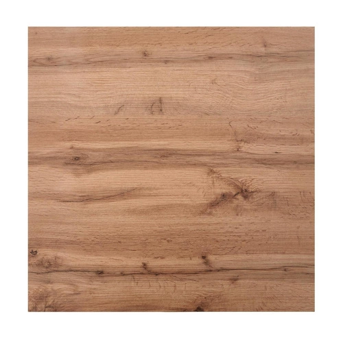 Stolik kawowy Venom S kwadratowy dębowy z półką nowoczesny loft do salonu Intesi 65x65 cm