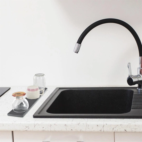 Intesi wąska mata ociekacz do naczyń czerwona na blat kuchenny nowoczesna łatwe czyszczenie