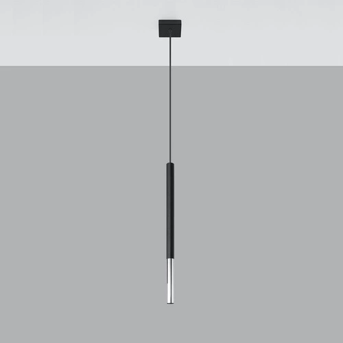Lampa wisząca MOZAICA 1 czarny/chrom