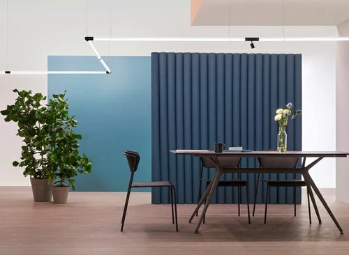 Stół do jadalni Metropolis 180x90 nowoczesny antracytowy metalowy blat laminowany SCAB Design