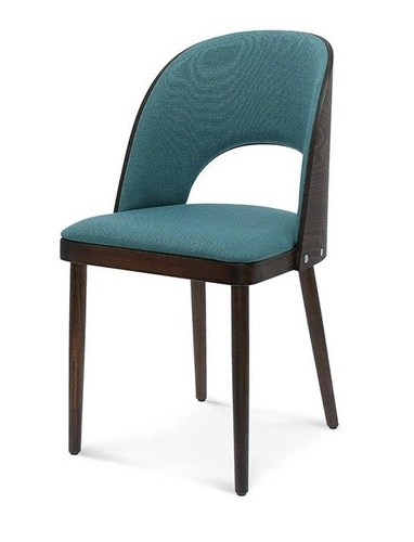 Krzesło tapicerowane Fameg Amada muszelka personalizowane do jadalni i salonu drewniane buk