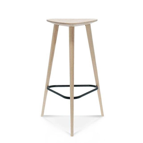 Hoker drewniany tapicerowany Finn Fameg premium personalizowany 78 cm do kuchni i jadalni