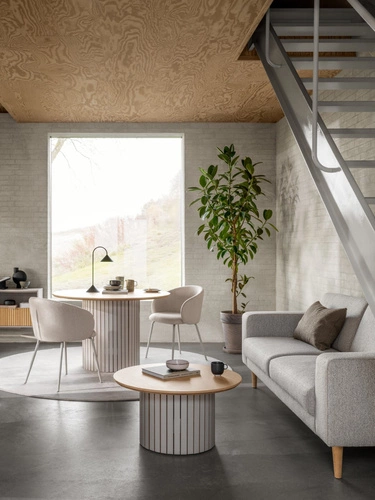 Krzesło Eleonor beżowe Basel 24 beżowa podstawa outlet